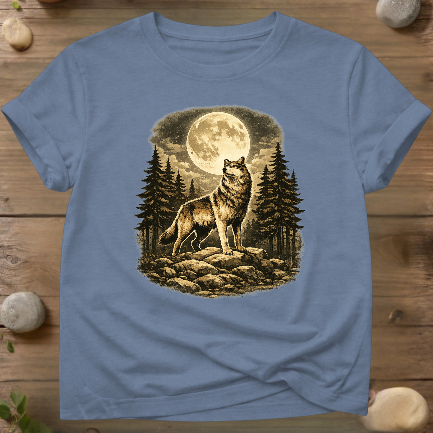 Moonlit Wolf | Wilderness Spirit T-Shirt