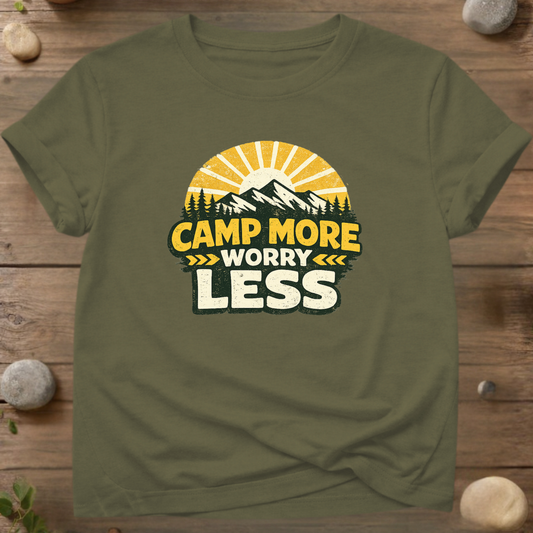 Camp More Worry Less T-shirt