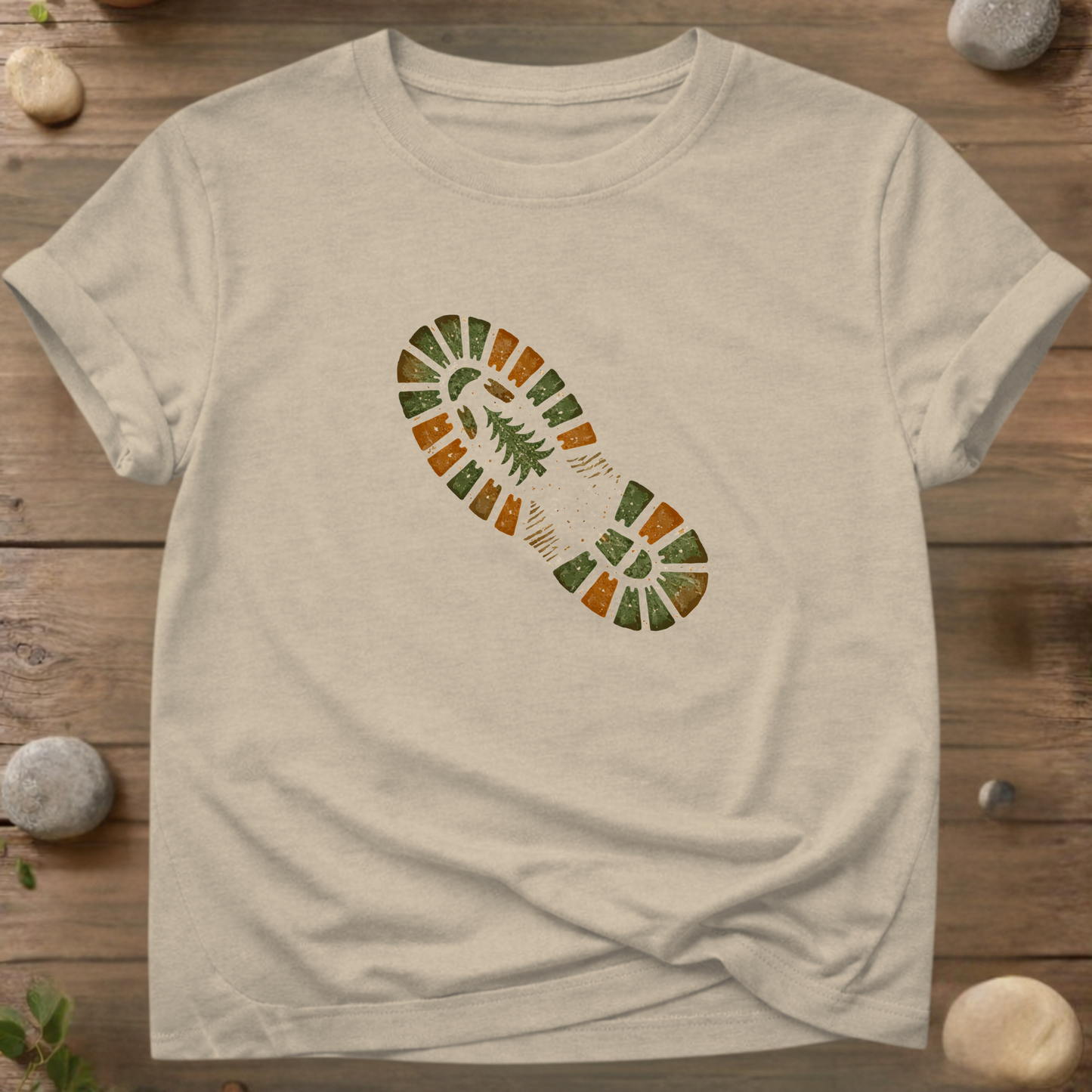 Nature Footprint | Outdoor Trail Inspired T-Shirt
