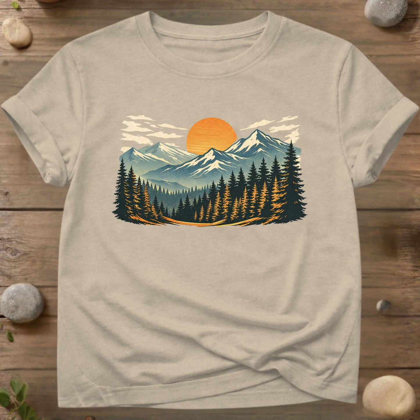 Golden Horizon – Mountain & Forest Landscape Design