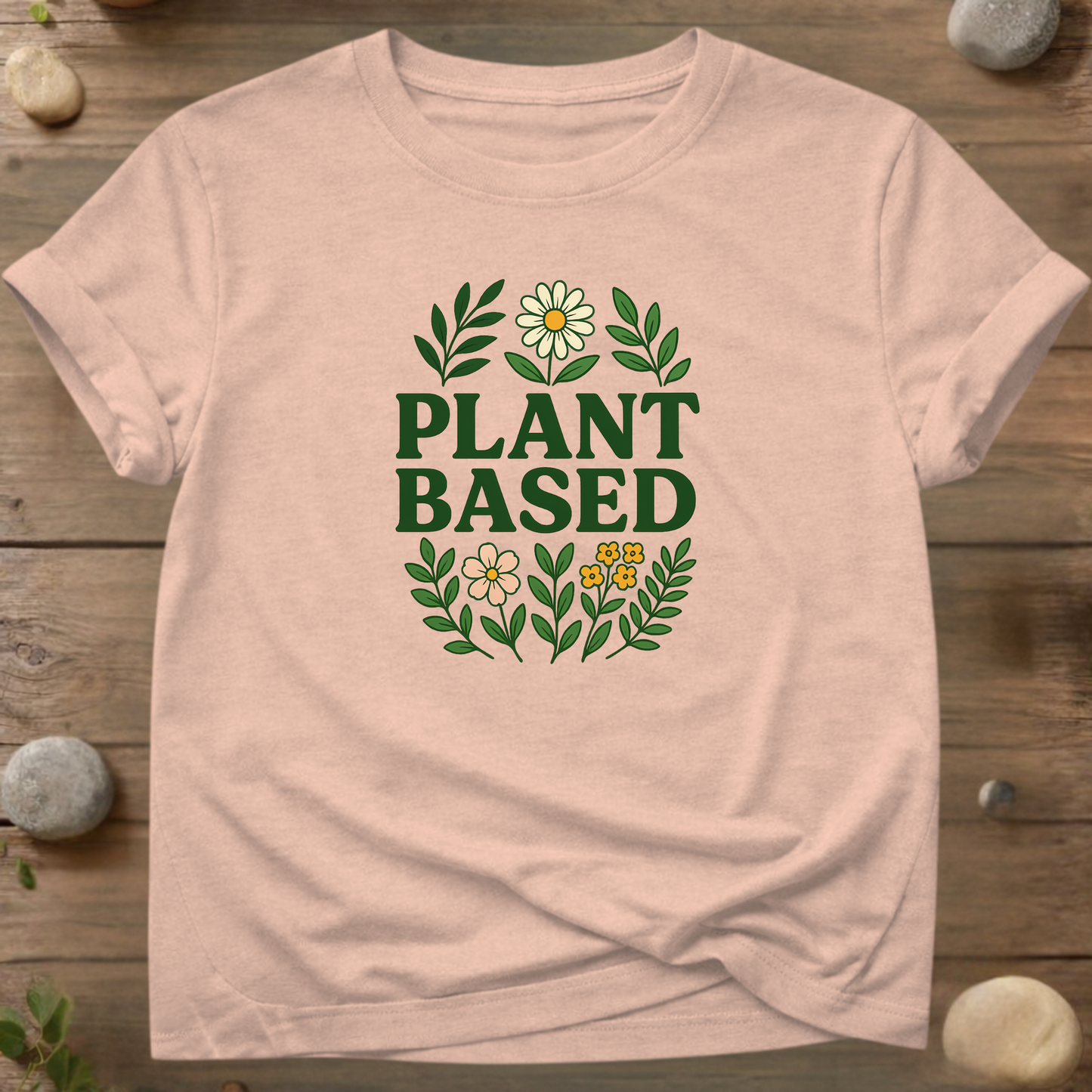 Plant Based Floral T-Shirt – Eco-Friendly Tee