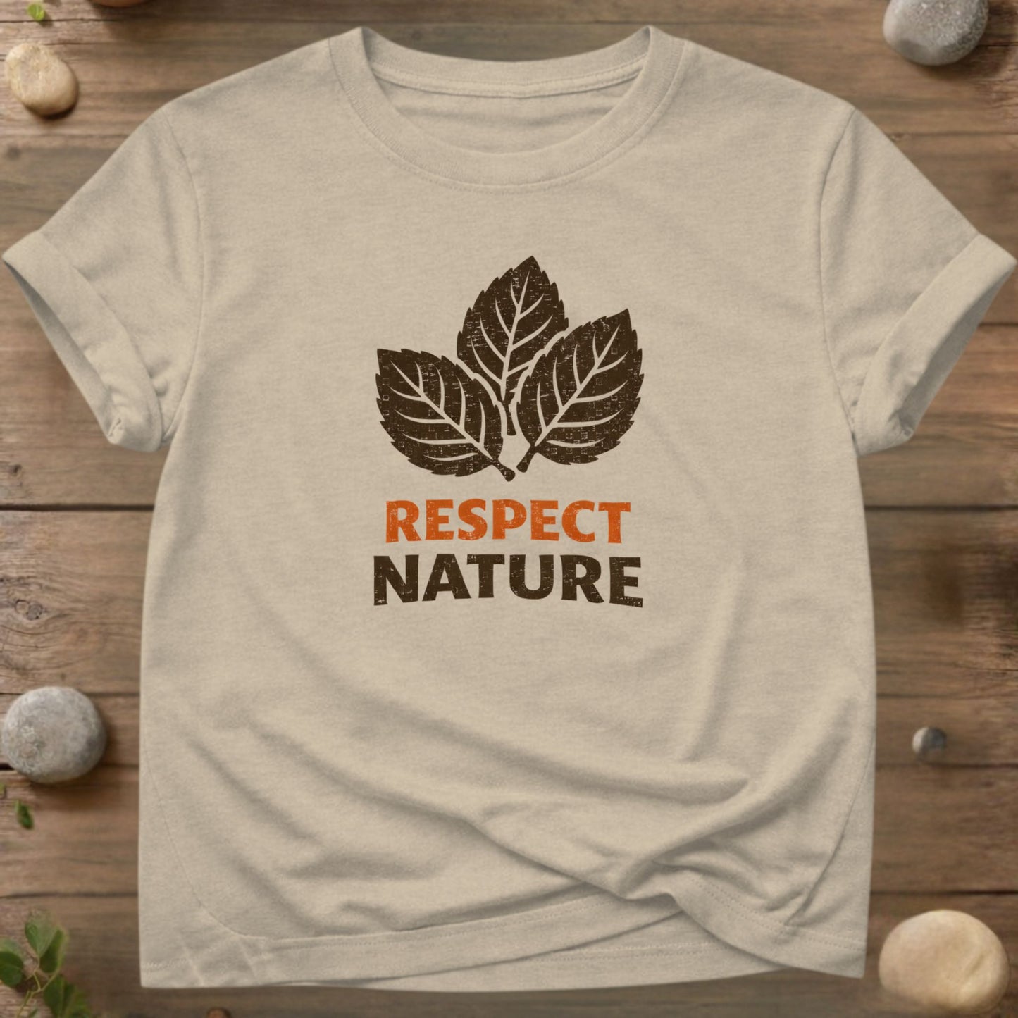 Respect Nature – Minimal Eco Statement Design