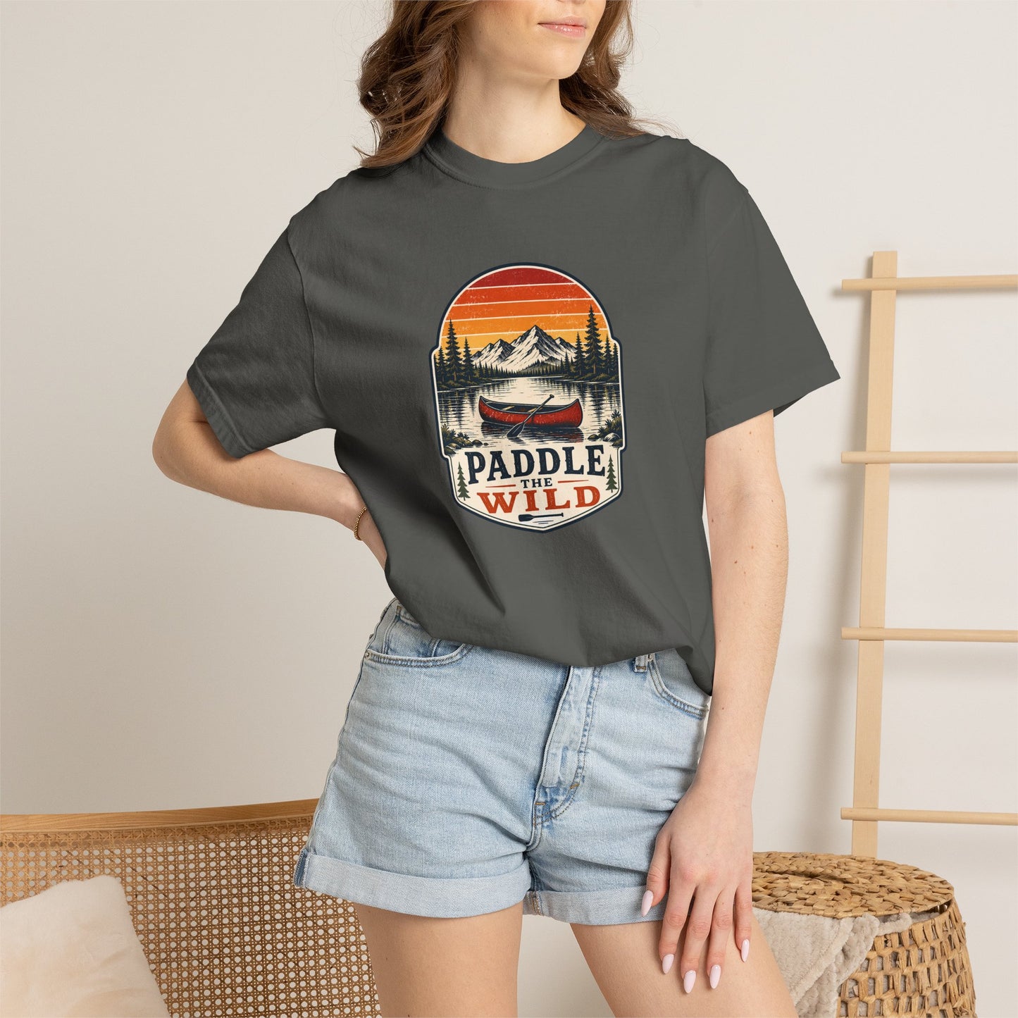 Paddle Wild Canoe T-Shirt