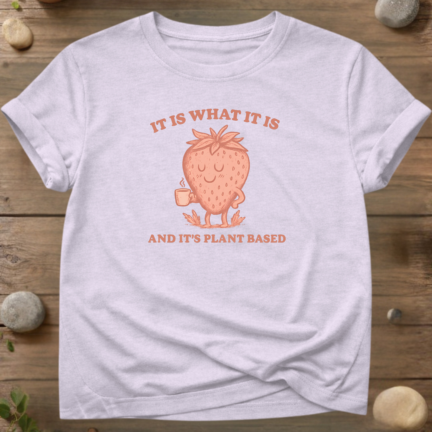 Strawberry Plant Based T-Shirt – Vegan Tee