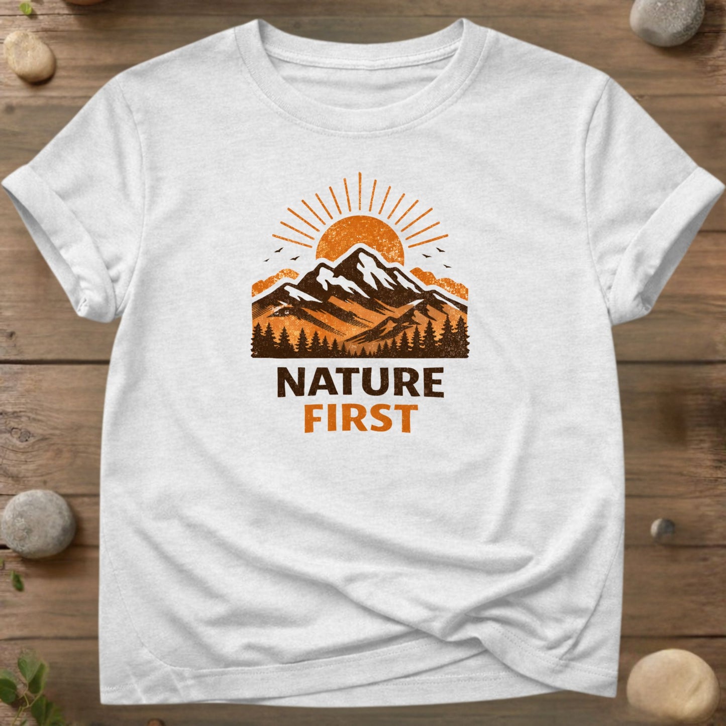 Nature First – Mountain Sunrise Statement Design