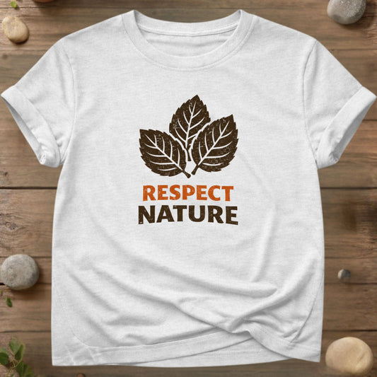 Respect Nature – Minimal Eco Statement Design
