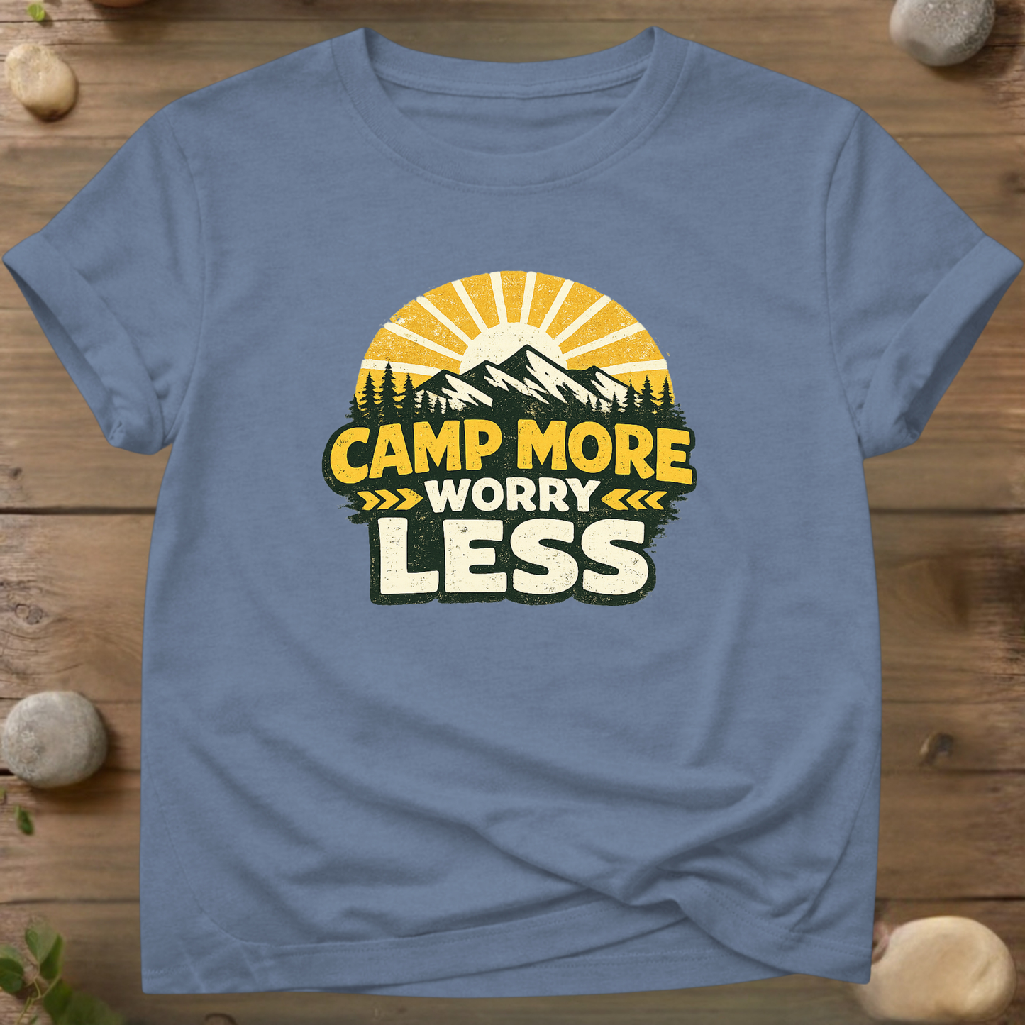 Camp More Worry Less T-shirt