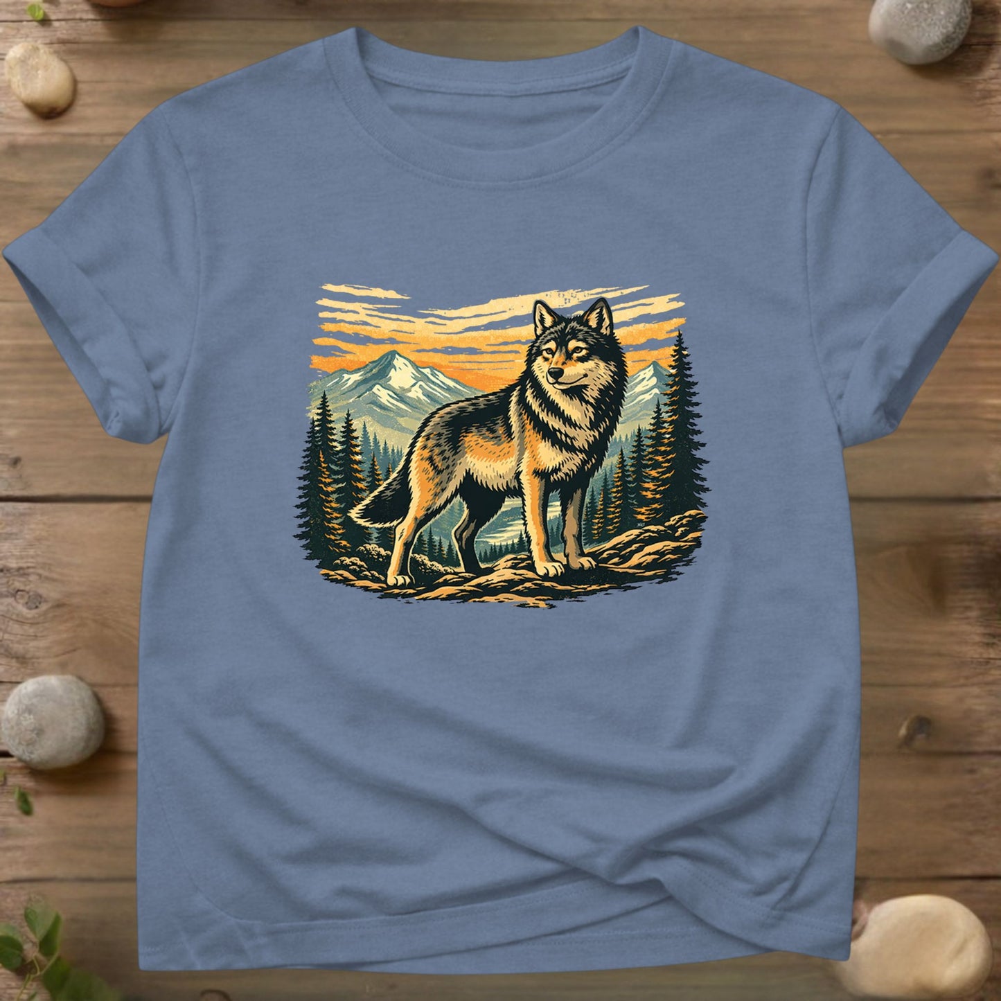 Spirit of the Wild – Mountain Wolf Design