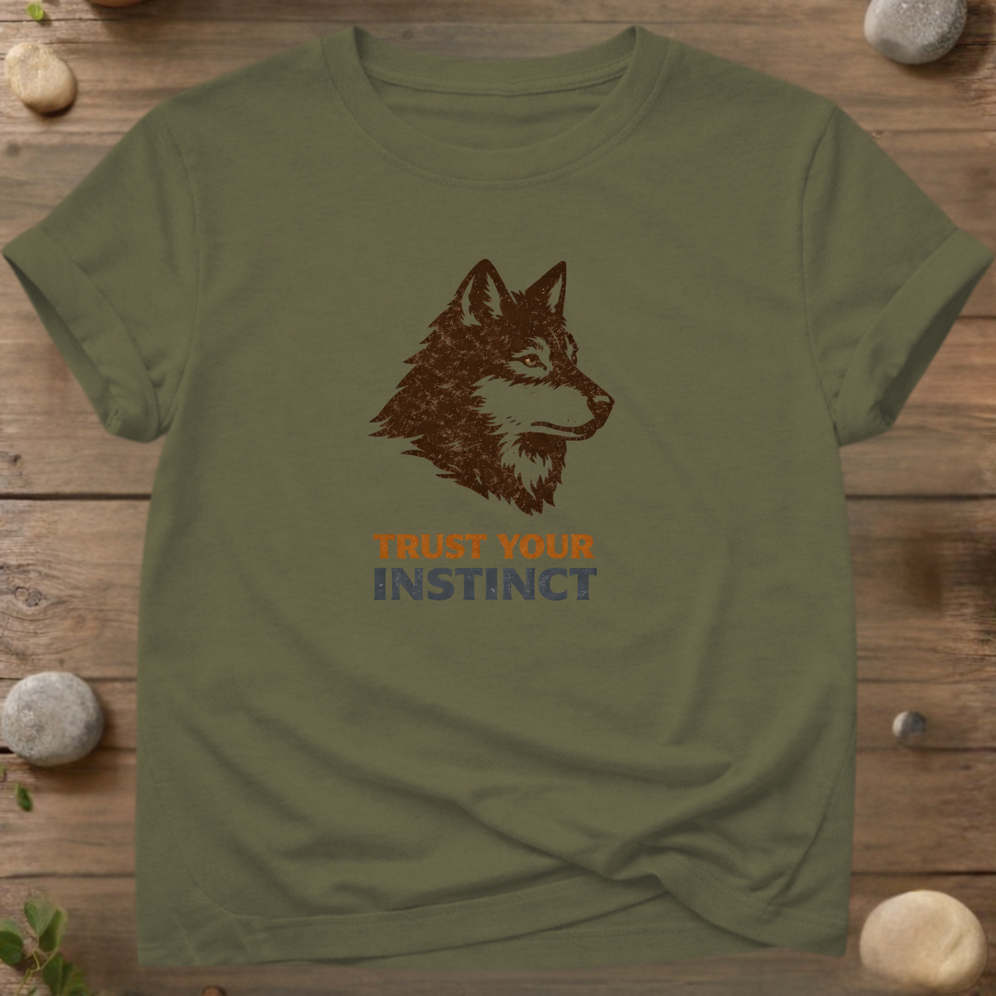 Trust Your Instinct | Wolf Spirit T-Shirt