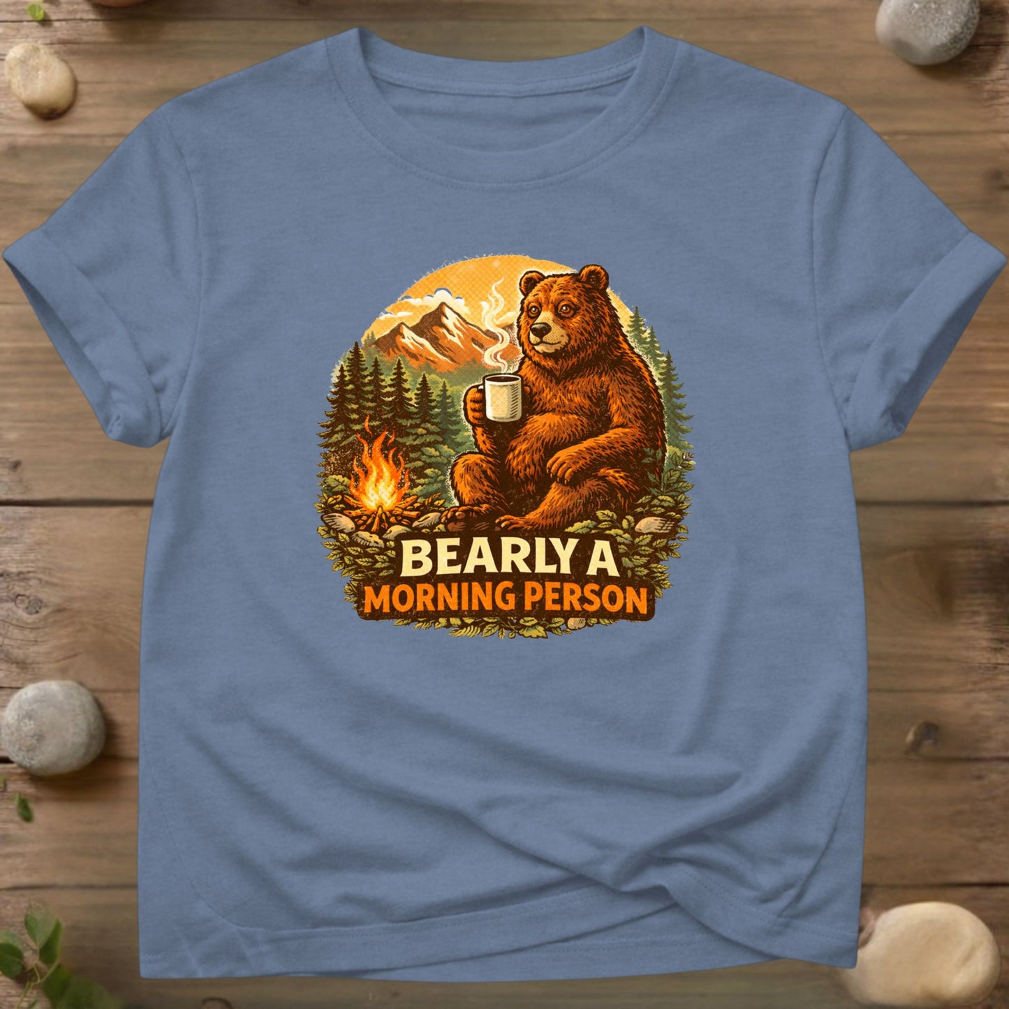 Bearly a Morning Person – Outdoor Coffee Bear Design