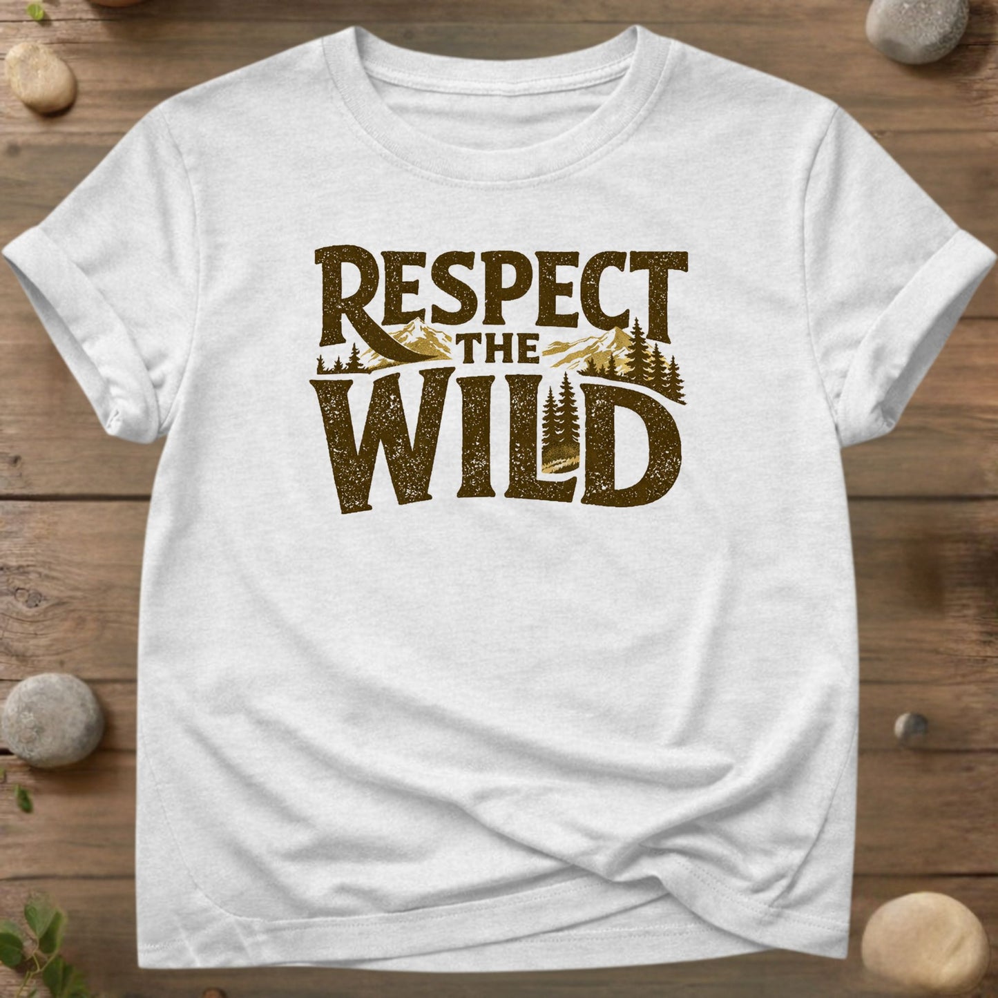 Respect the Wild – Classic Outdoor Statement Design  Product Description