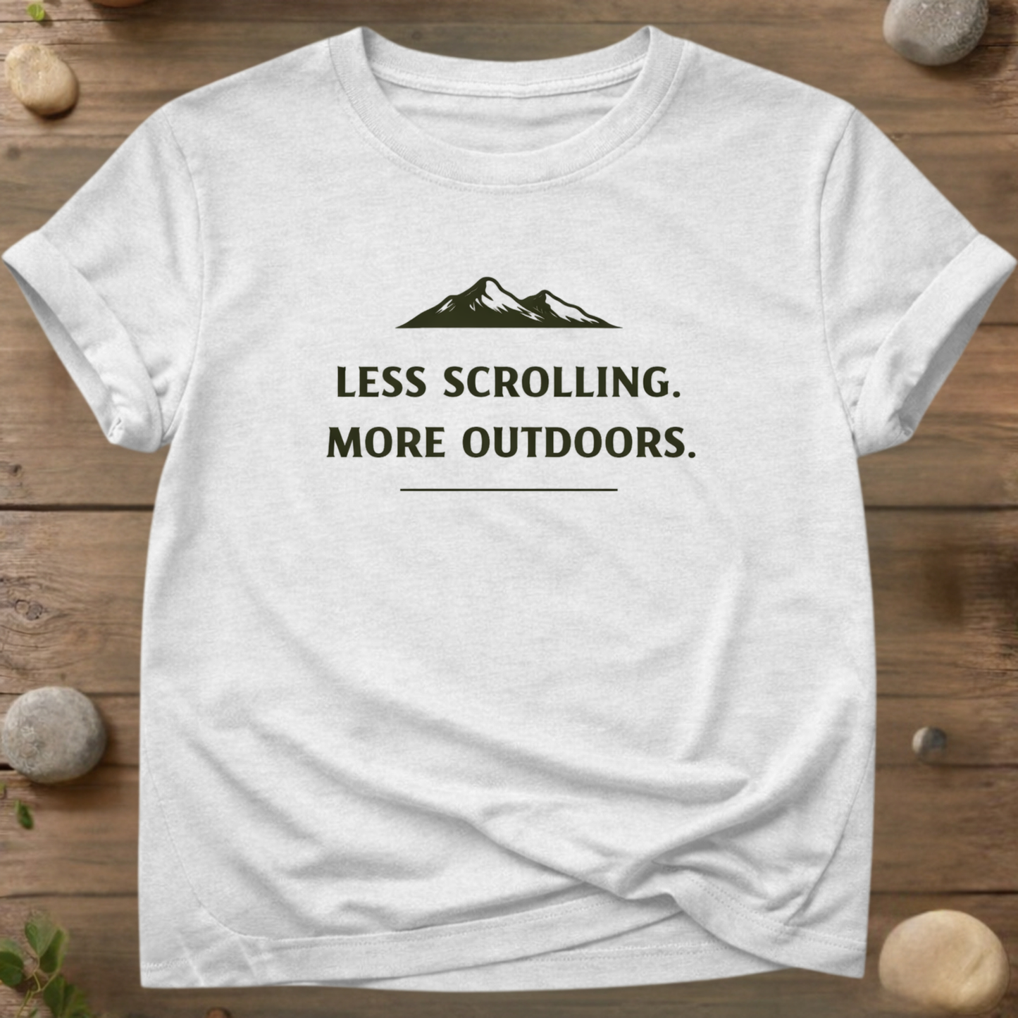 Less Scrolling More Outdoors T-Shirt