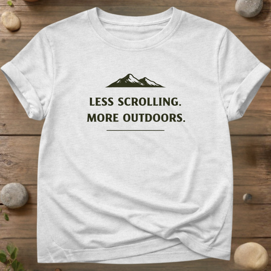 Less Scrolling More Outdoors T-Shirt