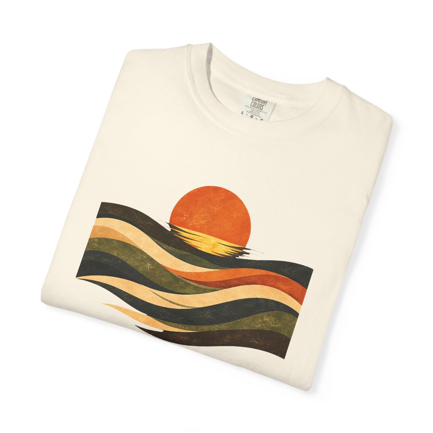Retro Sunset Waves T-Shirt