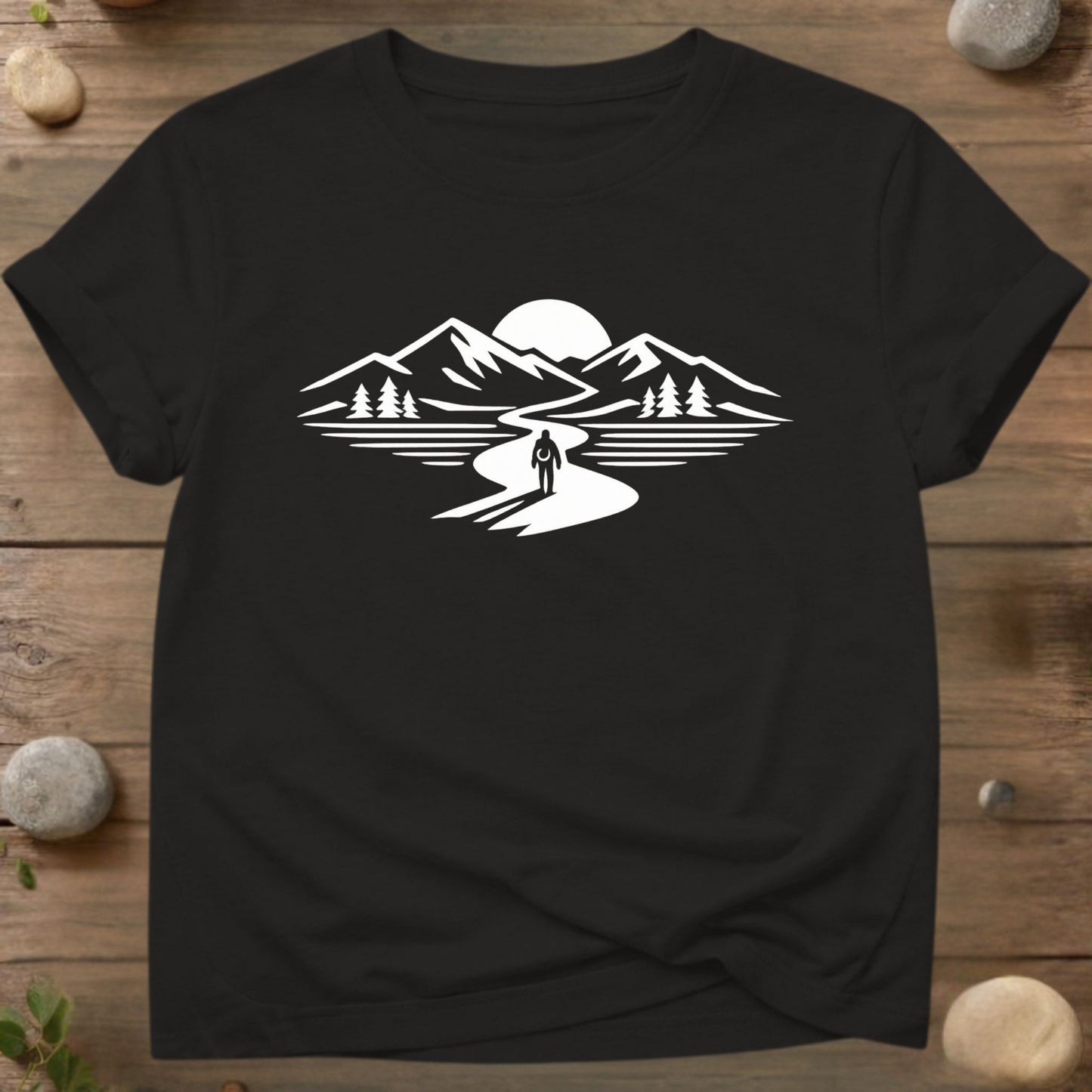 Into the Wild Path – Minimal Mountain Journey Design