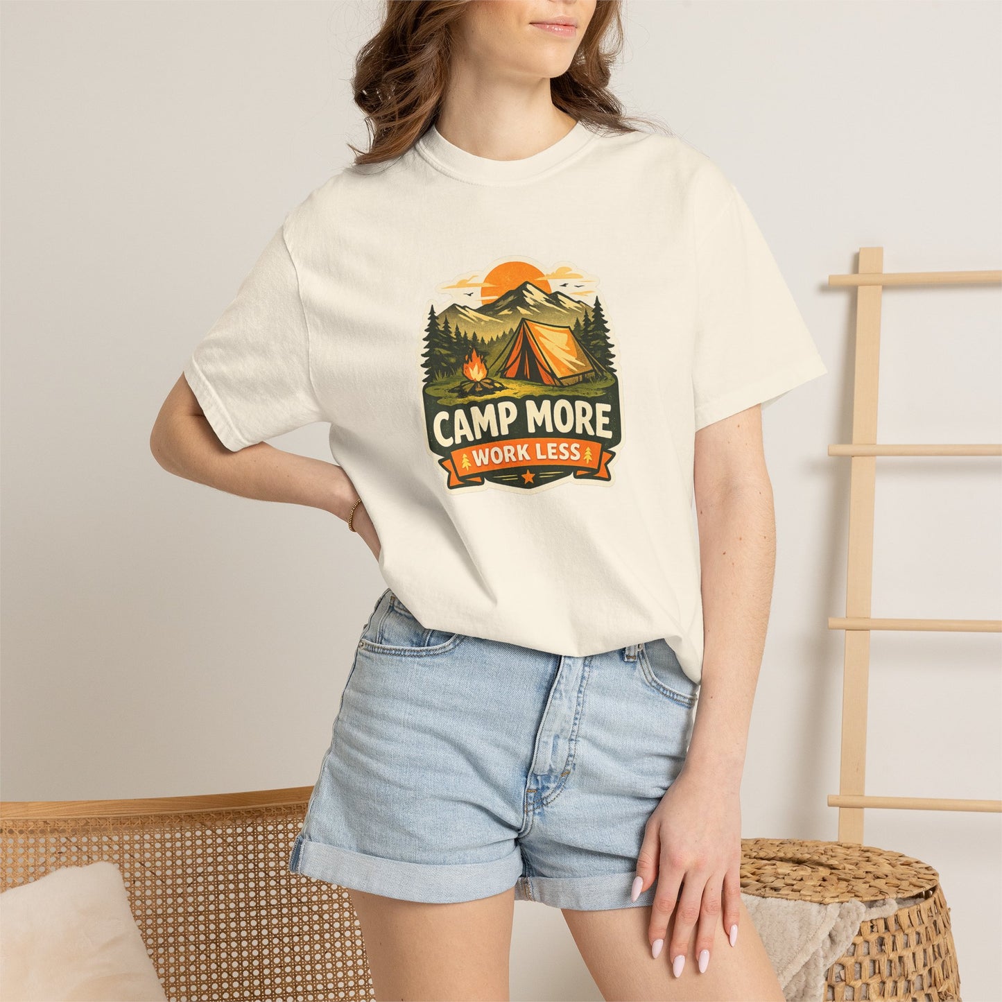 Camp More Work Less T-Shirt