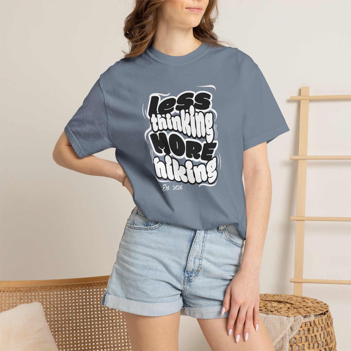 Less Thinking More Hiking T-Shirt
