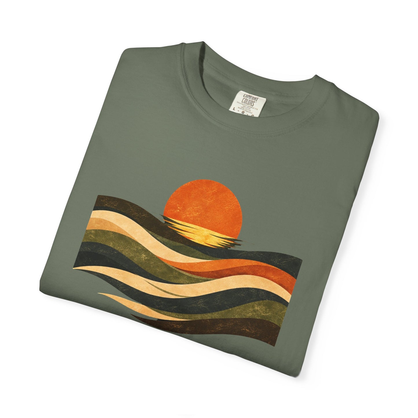 Retro Sunset Waves T-Shirt