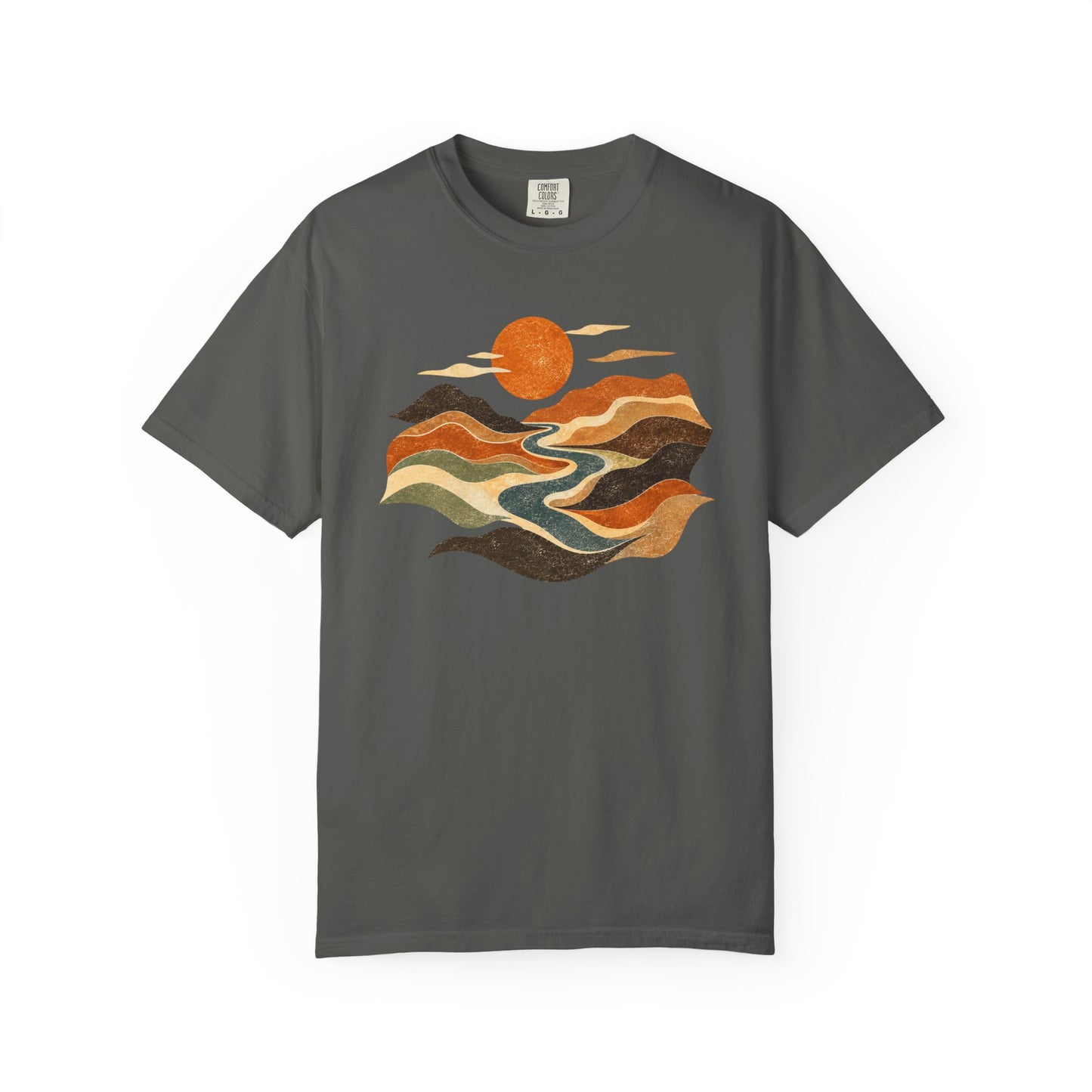 Retro Sunset Landscape T-Shirt