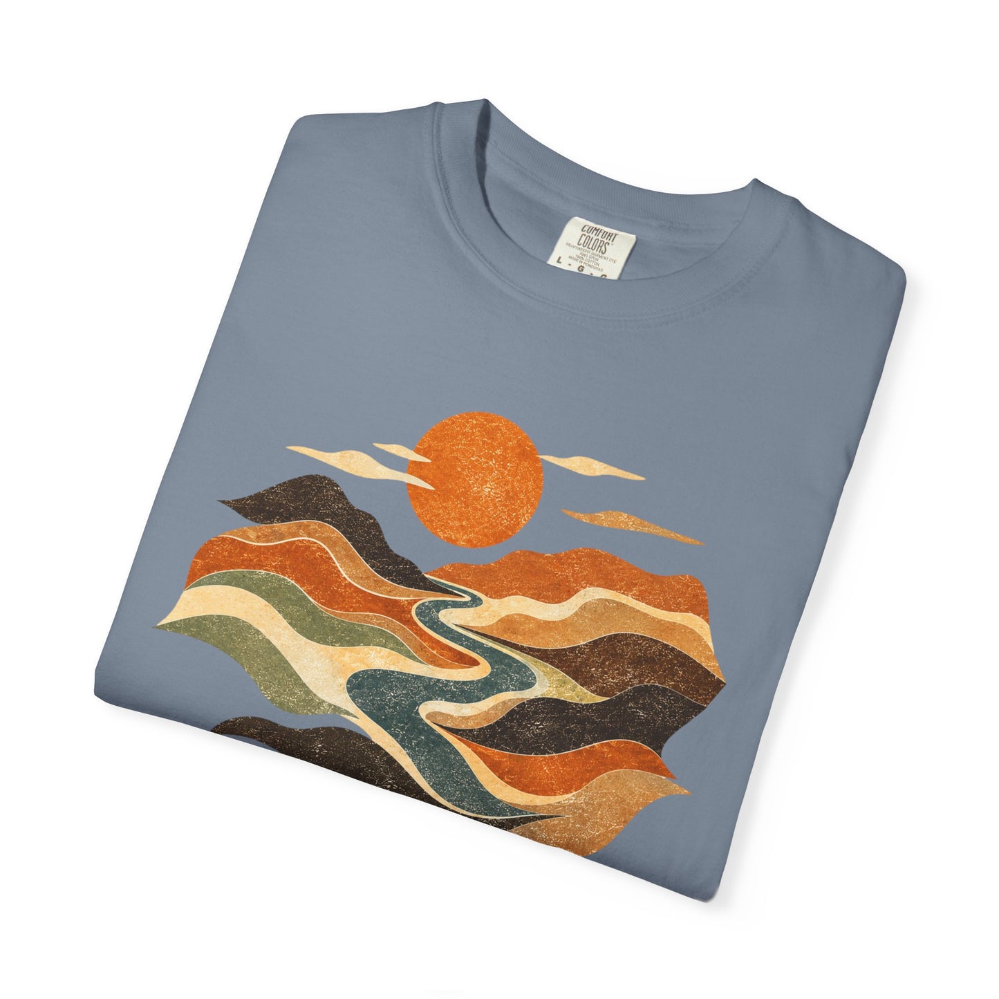 Retro Sunset Landscape T-Shirt