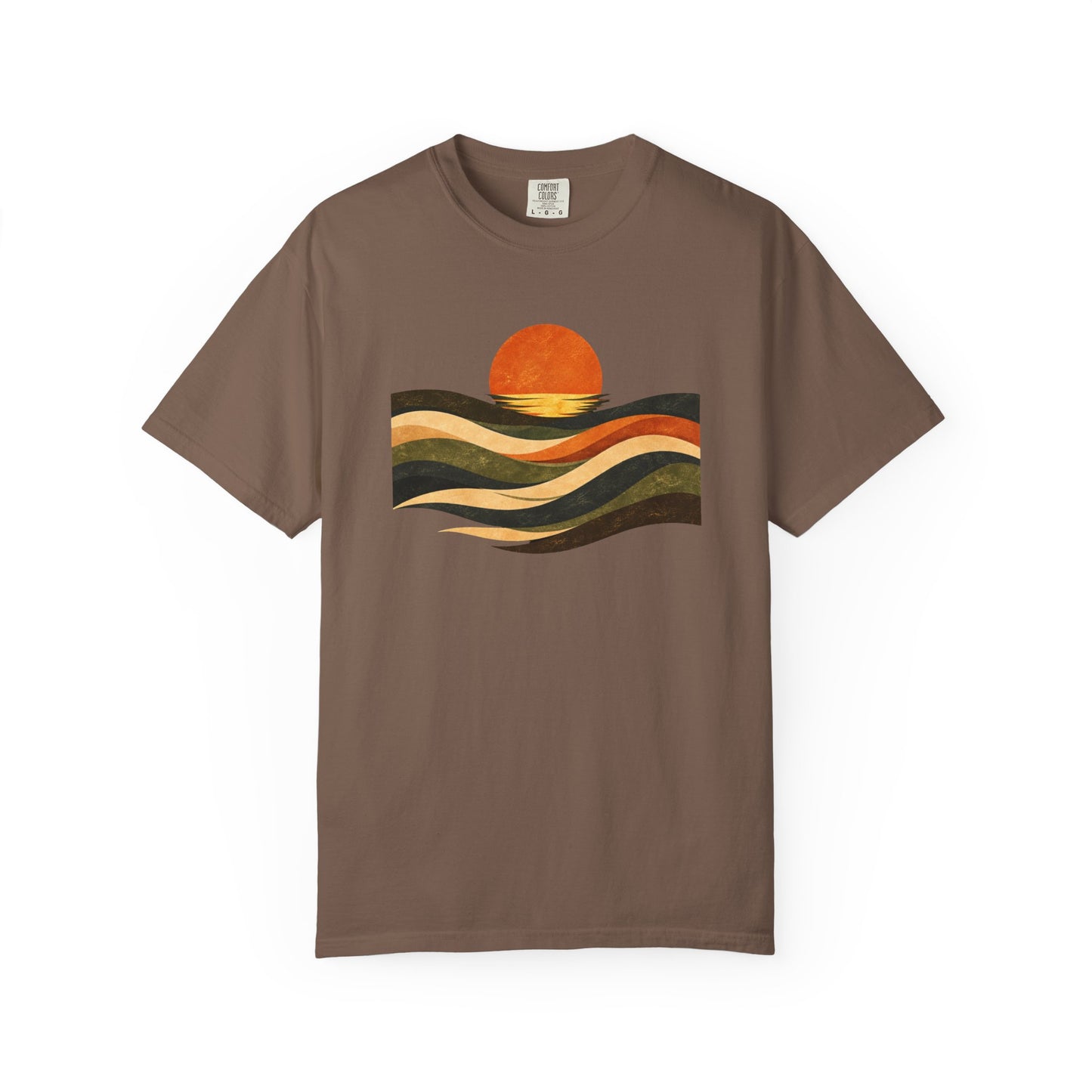 Retro Sunset Waves T-Shirt