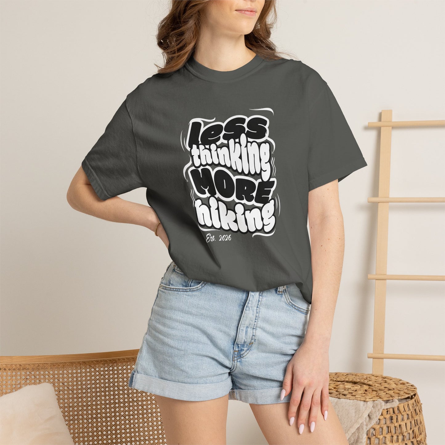 Less Thinking More Hiking T-Shirt