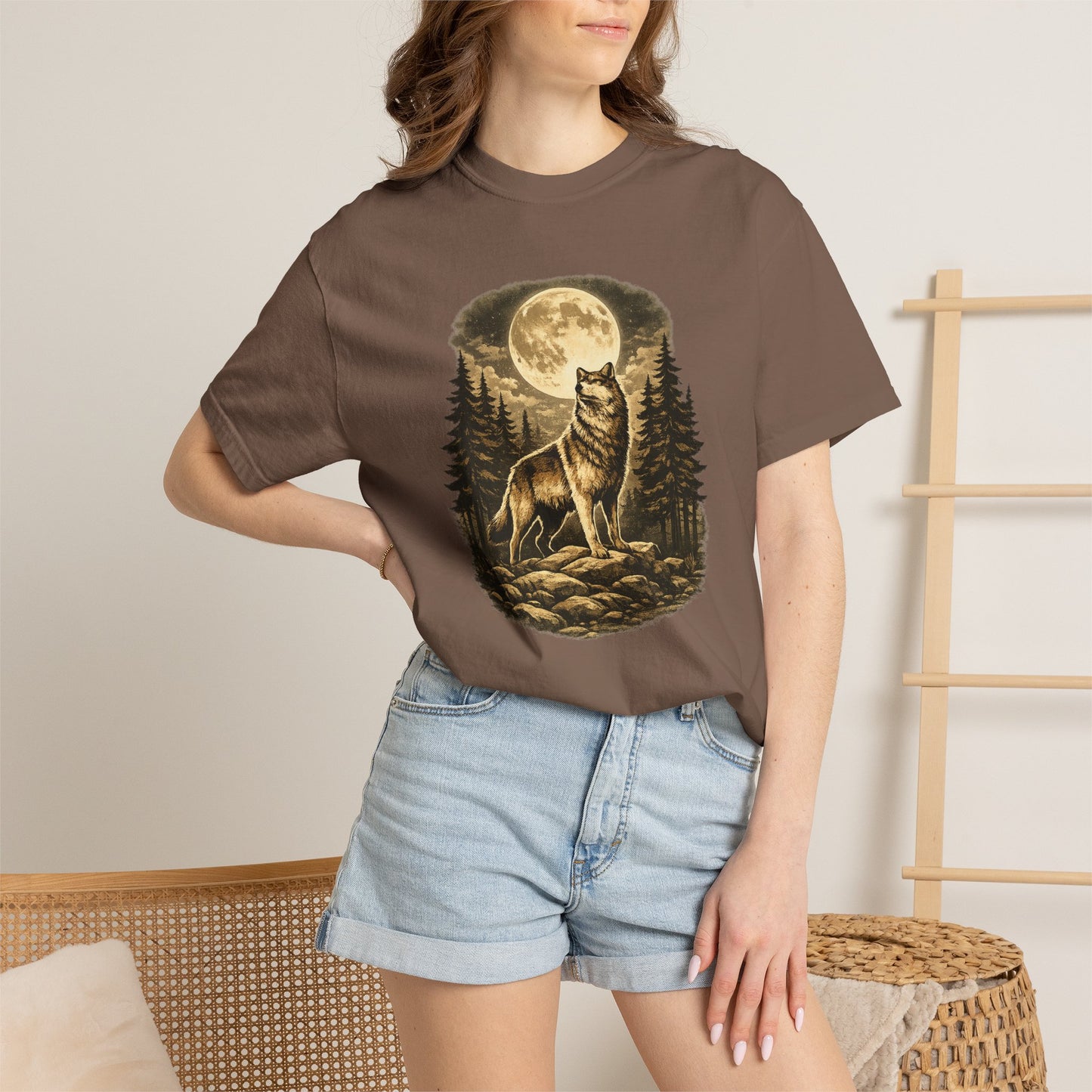 Wolf Howl Moon T-Shirt
