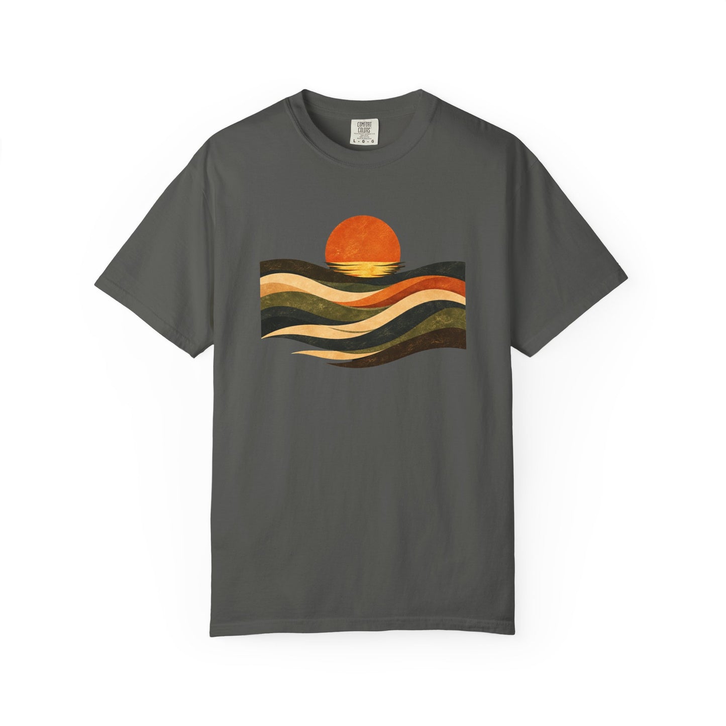 Retro Sunset Waves T-Shirt