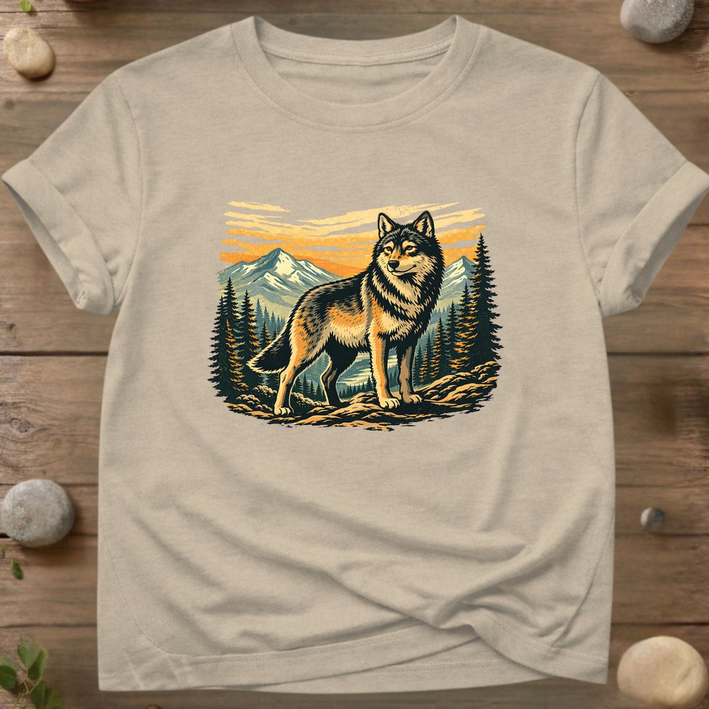 Spirit of the Wild – Mountain Wolf Design