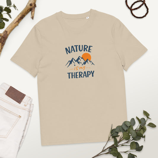 Nature Is My Therapy Organic Cotton T-Shirt