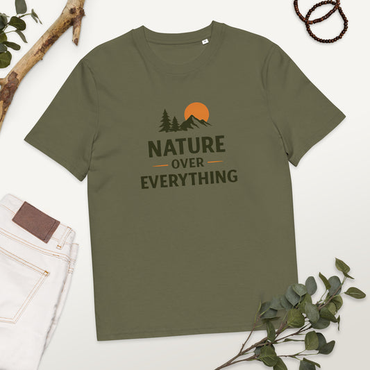 Nature Over Everything Organic Cotton T-Shirt
